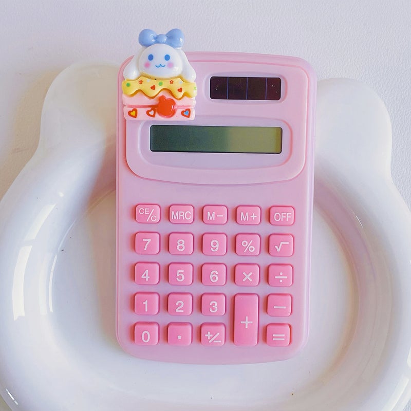 Calculator Cartoon Cute Mini Office Primary School Exam Multifunctional Portable Small Portable Computer - Image 1